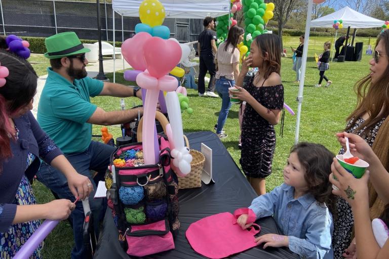 Spring Fest 2023 at Central Park. Balloon art