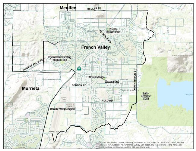 French Valley Map