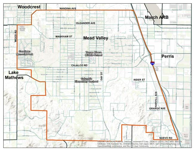 Mead Valley Map