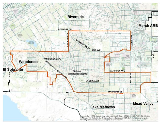 Woodcrest map