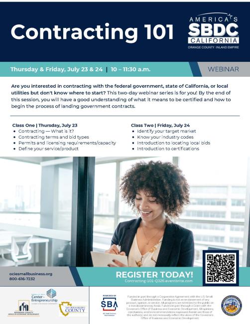 Contracting 101 Flyer