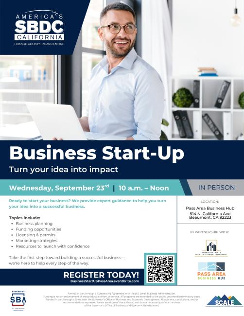 Business Start Up Flyer