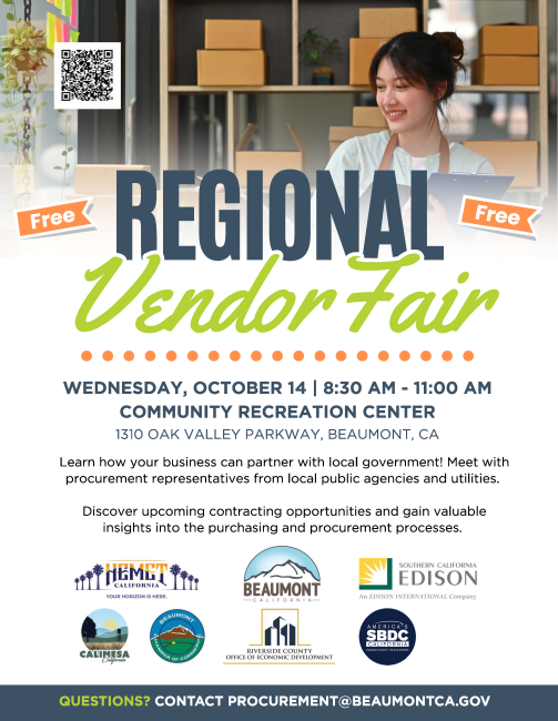 Regional Vendor Fair Flyer